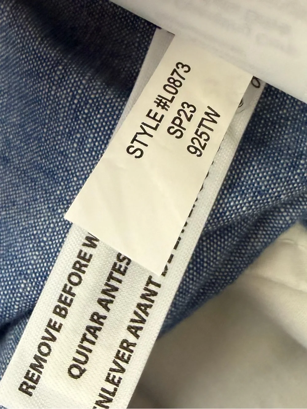J Crew Pants Womens 14 Blue Chambray Drawstring Cotton L0873